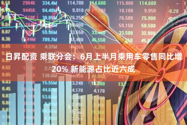 日昇配资 乘联分会：6月上半月乘用车零售同比增20% 新能源占比近六成
