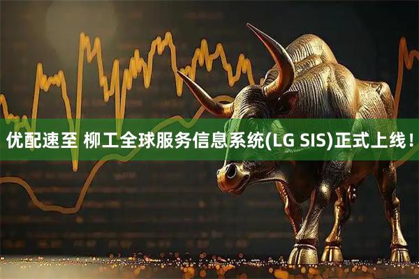 优配速至 柳工全球服务信息系统(LG SIS)正式上线！