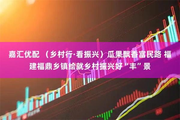 嘉汇优配 （乡村行·看振兴）瓜果飘香富民路 福建福鼎乡镇绘就乡村振兴好“丰”景